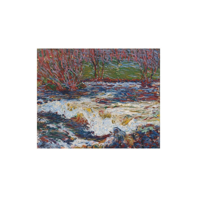  Obraz na płótnie 50x40cm Roderic O'Conor Wzburzony strumień