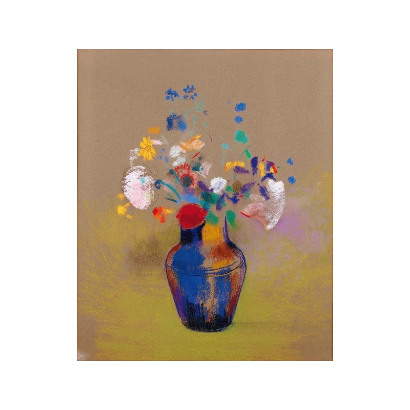  Obraz na płótnie 50x60cm Odilon Redon Kwiaty w wazonie