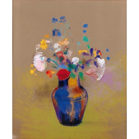  Obraz na płótnie 50x60cm Odilon Redon Kwiaty w wazonie