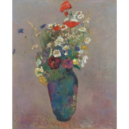  Obraz na płótnie 50x60cm Odilon Redon Wazon z kwiatami