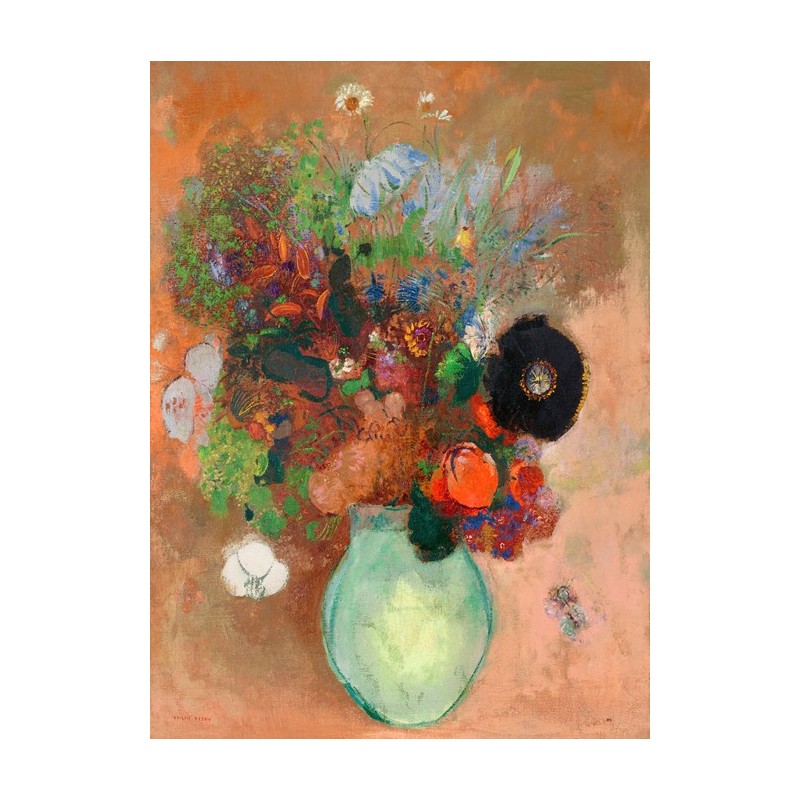  Obraz na płótnie 50x70cm Odilon Redon Czarny mak