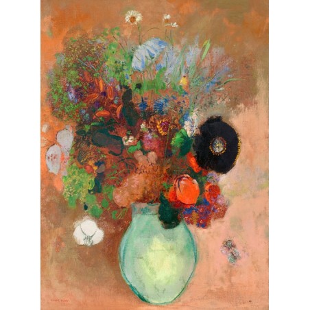  Obraz na płótnie 50x70cm Odilon Redon Czarny mak