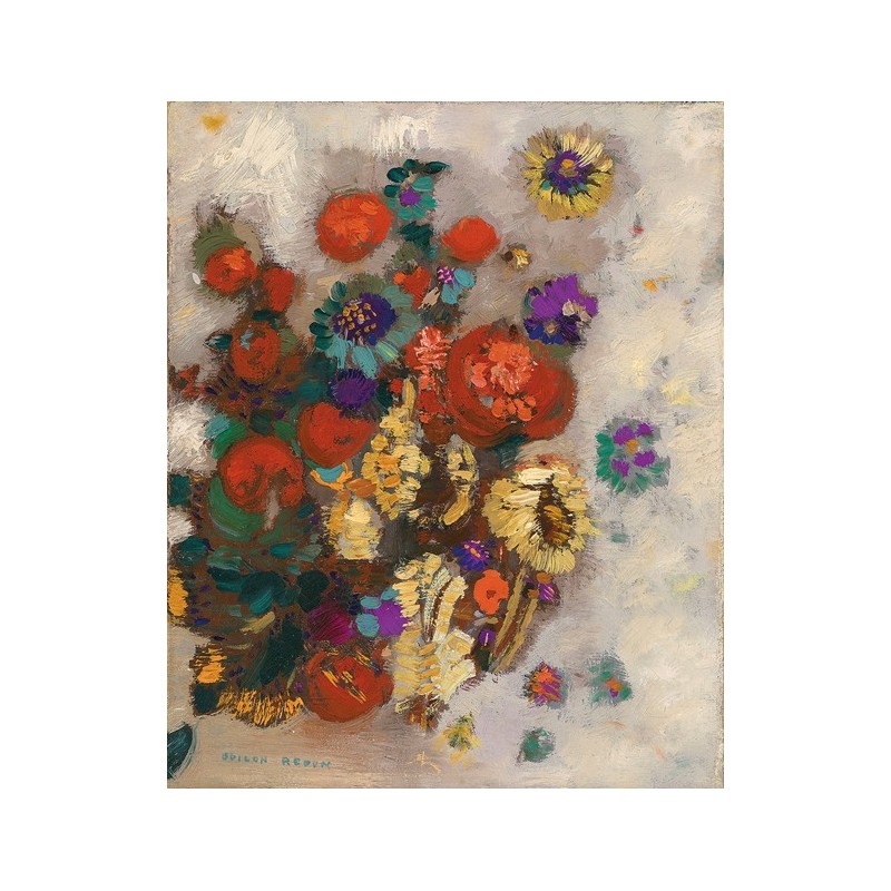  Obraz na płótnie 50x60cm Odilon Redon Bukiet kwiatów