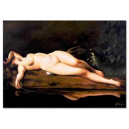  Obraz malowany Wojciech Gerson Odpoczynek 110x150cm