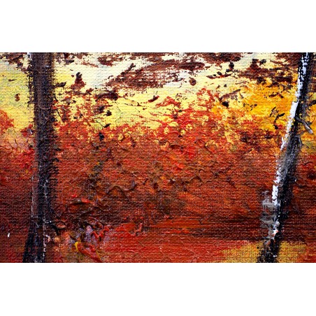 Obraz olejny ręcznie malowany 110x150cm Krajobraz