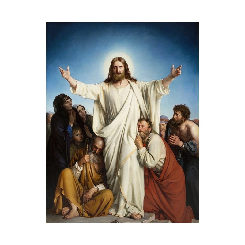  Obraz na płótnie 50x70cm Carl Bloch Chrystus Pocieszyciel