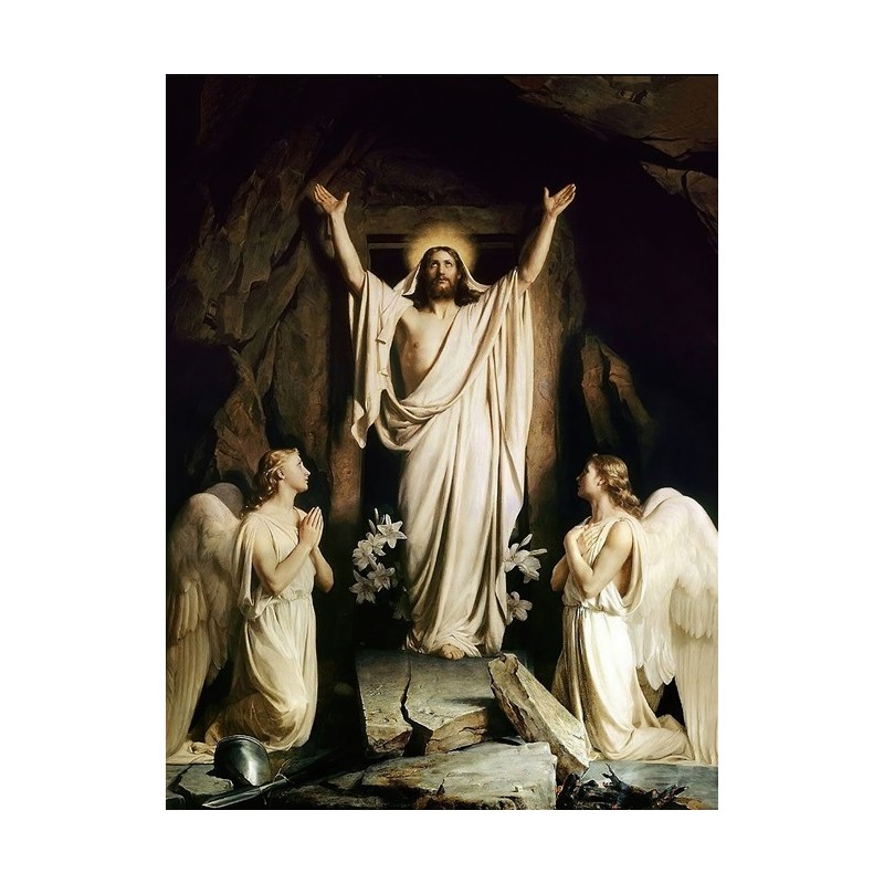  Obraz na płótnie 50x70cm Carl Bloch Zmartwychwstanie