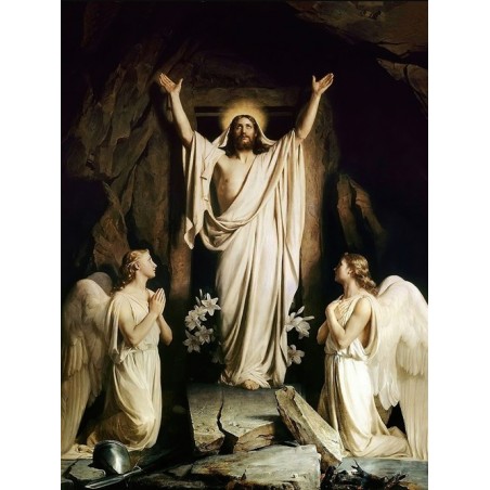  Obraz na płótnie 50x70cm Carl Bloch Zmartwychwstanie