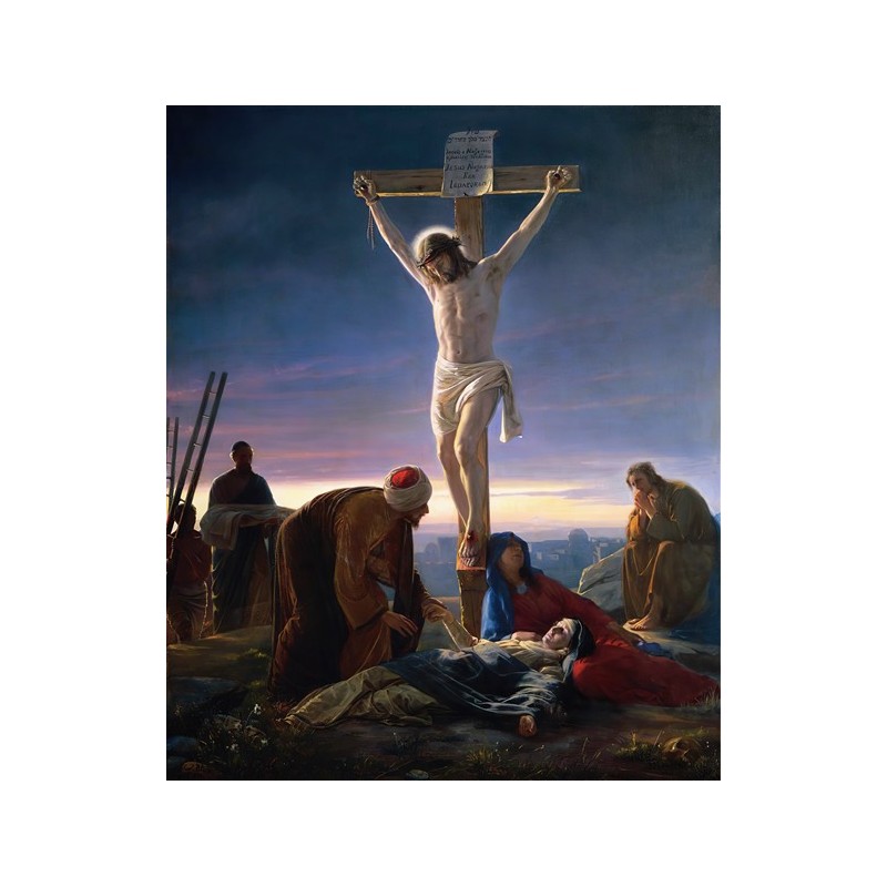 Obraz na płótnie 50x60cm Carl Bloch Chrystus na krzyżu