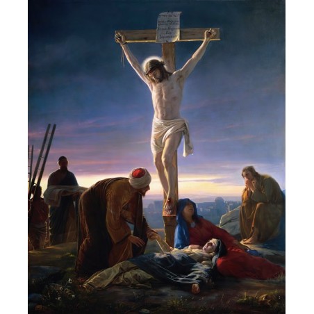  Obraz na płótnie 50x60cm Carl Bloch Chrystus na krzyżu