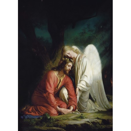  Obraz na płótnie 50x70cm Carl Bloch Chrystus w Getsemani