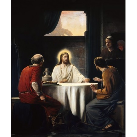  Obraz na płótnie 50x60cm Carl Bloch Wieczerza w Emaus