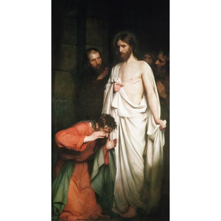  Obraz na płótnie 50x90cm Carl Bloch Niewierny Tomasz