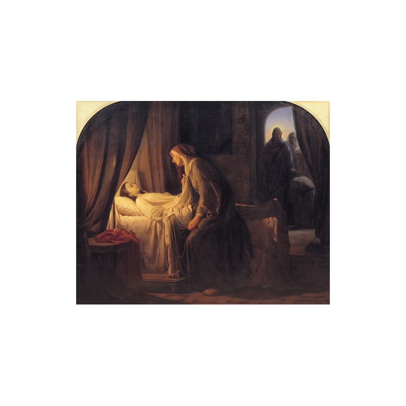  Obraz na płótnie 50x40cm Carl Bloch Córka Jaira