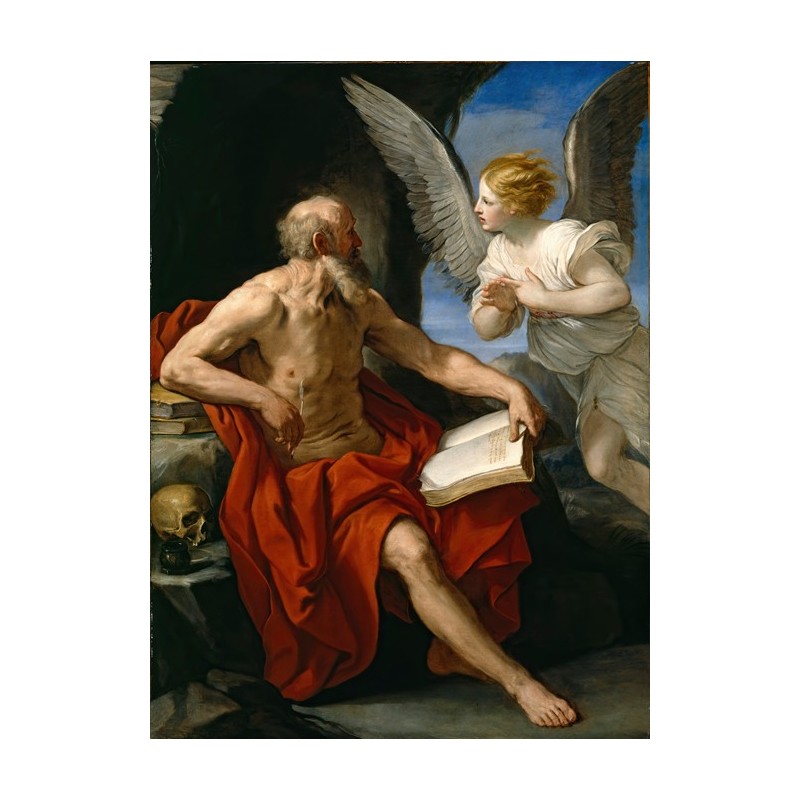  Obraz na płótnie 50x70cm Guido Reni Anioł ukazujący się świętemu Hieronimowi