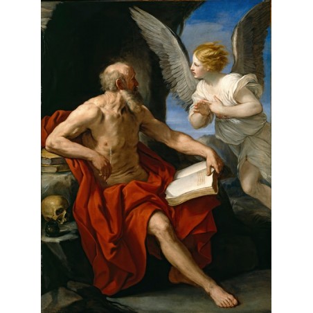  Obraz na płótnie 50x70cm Guido Reni Anioł ukazujący się świętemu Hieronimowi