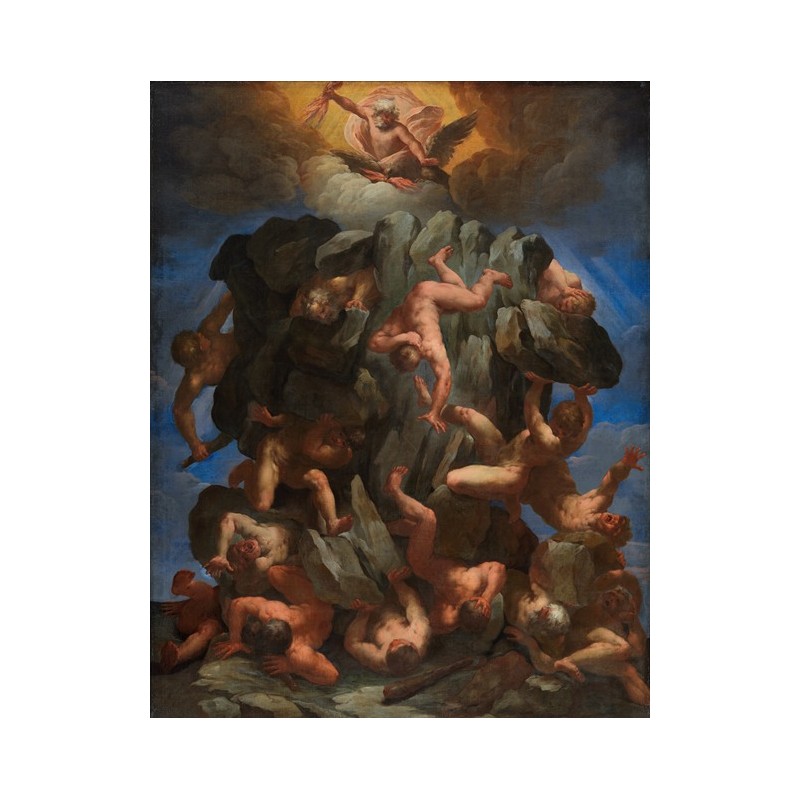  Obraz na płótnie 50x60cm Guido Reni Upadek gigantów