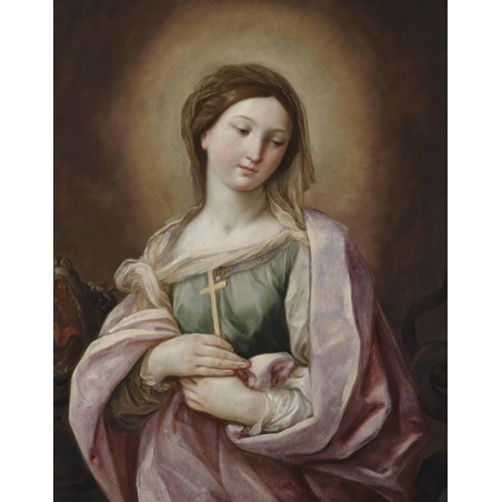  Obraz na płótnie 50x60cm Guido  Reni Święta Małgorzata z Antiochii