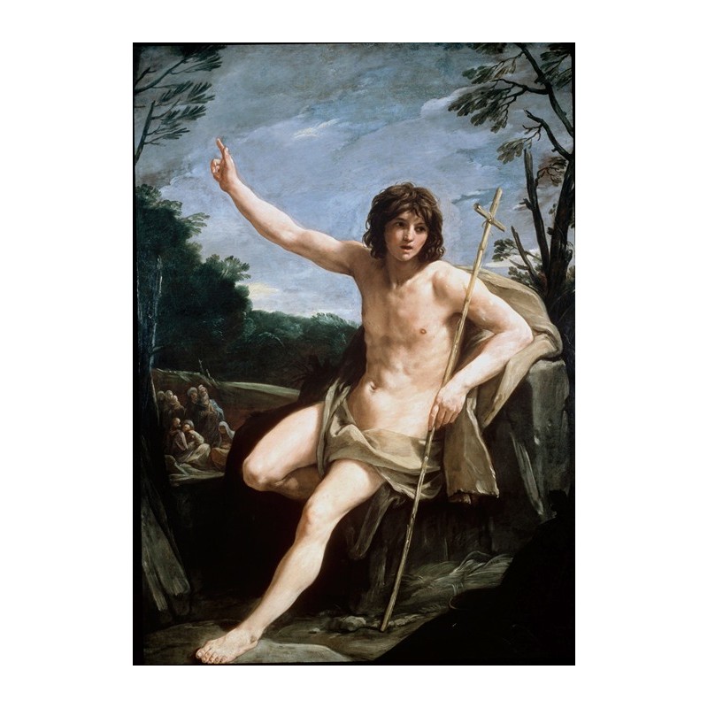  Obraz na płótnie 50x70cm Guido Reni Święty Jan Chrzciciel na pustkowiu