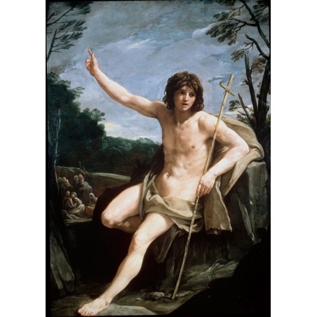  Obraz na płótnie 50x70cm Guido Reni Święty Jan Chrzciciel na pustkowiu