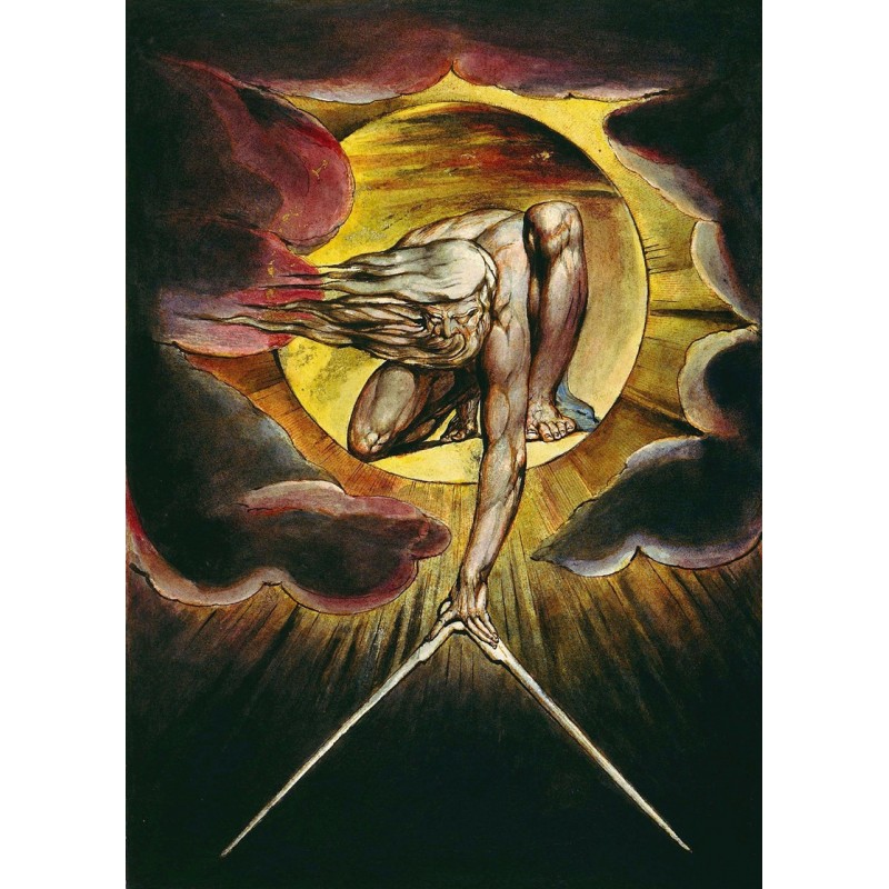  Obraz na płótnie 80x110cm William Blake Pradawny Dni