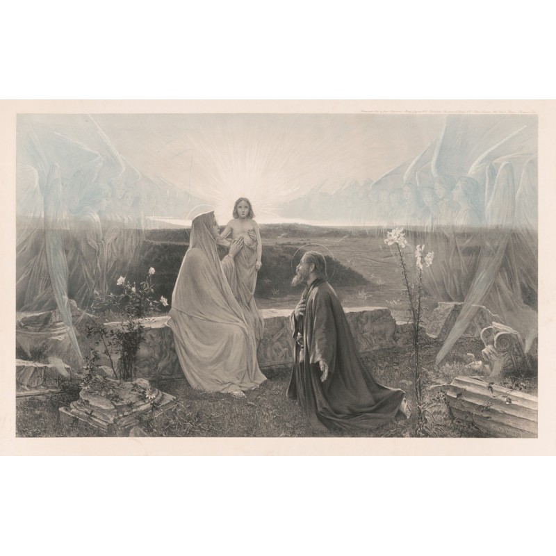  Obraz na płótnie 80x130cm Adolfo Tommasi Chodźcie, adorujmy