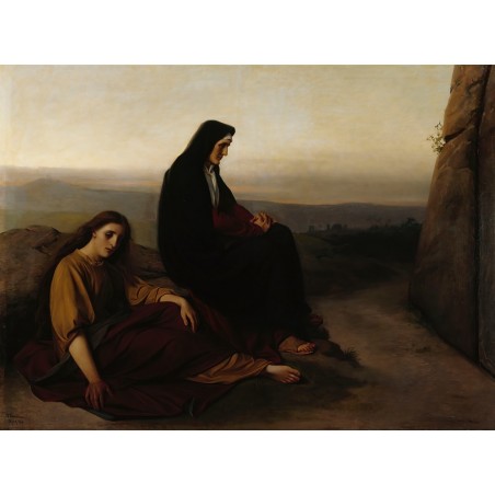  Obraz na płótnie 80x110cm Victorine Nordenswan Kobiety opłakujące grób Chrystusa