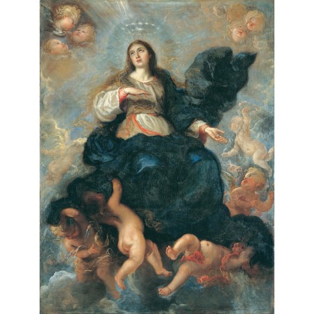  Obraz na płótnie 80x110cm Niepokalane Poczęcie z Escorialu