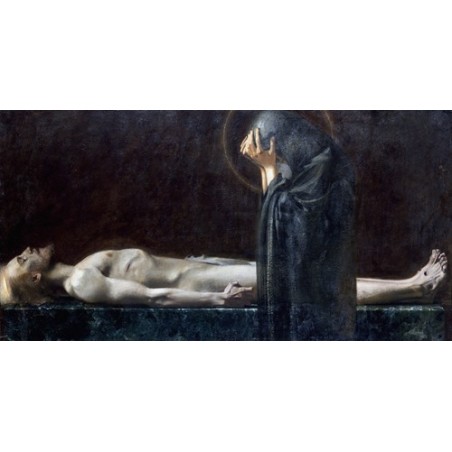  Obraz na płótnie 50x100cm Franz von Stuck Pieta