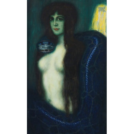  Obraz na płótnie 50x80cm Franz von Stuck Grzech