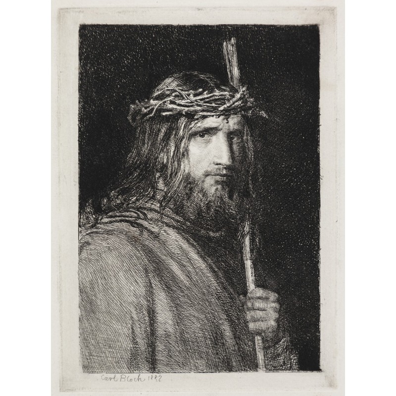  Obraz na płótnie 80x110cm Carl Bloch Córka Chrystus w koronie cierniowej