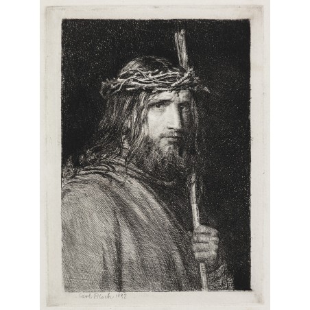  Obraz na płótnie 80x110cm Carl Bloch Córka Chrystus w koronie cierniowej