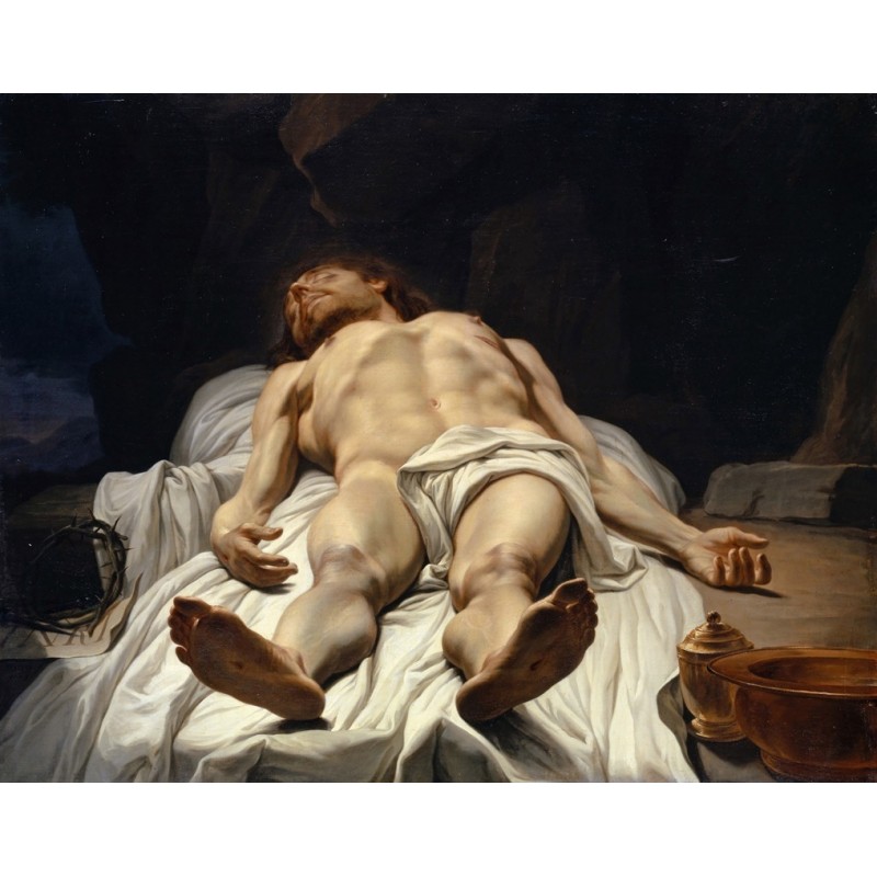  Obraz na płótnie 80x100cm Johann Melchior Wyrsch Ciało Chrystusa