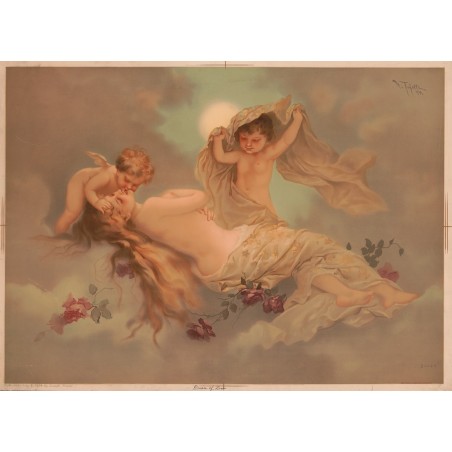  Obraz na płótnie 80x110cm Joseph Hoover Sen o miłości