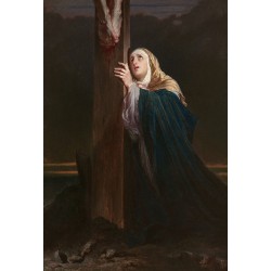  Obraz na płótnie 80x120cm Paul Delaroche Matka Boska u stóp krzyża