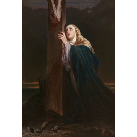  Obraz na płótnie 80x120cm Paul Delaroche Matka Boska u stóp krzyża