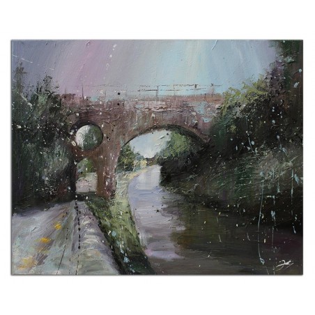  Obraz olejny ręcznie malowany 40x50 cm Krajobraz