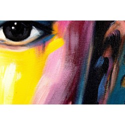  Obraz olejny ręcznie malowany Frida 60x90cm