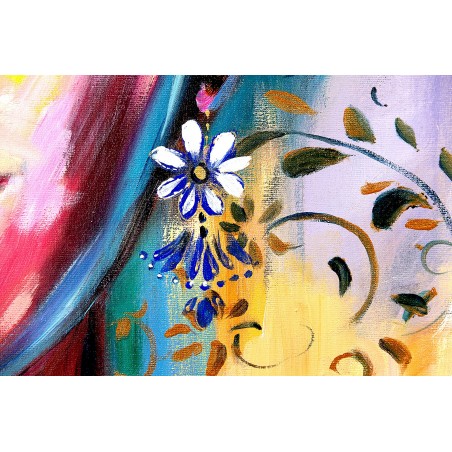  Obraz olejny ręcznie malowany Frida 60x90cm