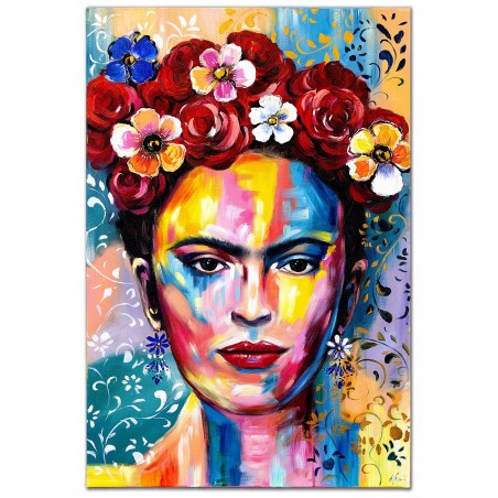  Obraz olejny ręcznie malowany Frida 60x90cm