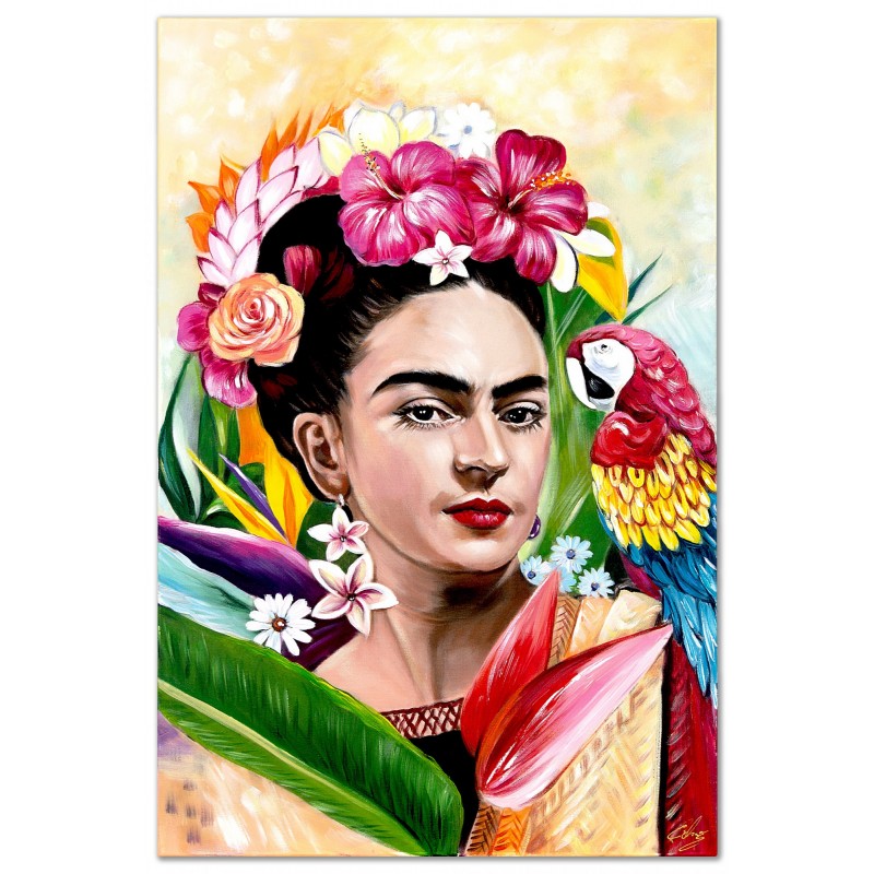  Obraz olejny ręcznie malowany Frida 60x90cm