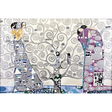  Obraz ręcznie malowany Gustav Klimt Drzewo życia 60x90cm