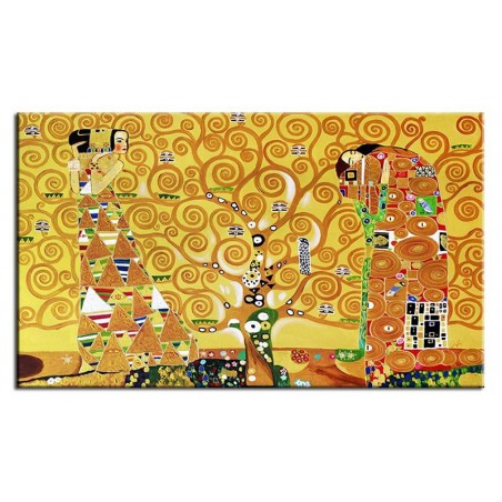  Obraz olejny ręcznie malowany Gustav Klimt Drzewo życia kopia 200x125cm