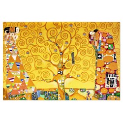 Obraz olejny ręcznie malowany Gustav Klimt Drzewo życia kopia 200x125cm