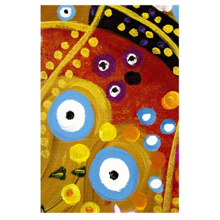  Obraz olejny ręcznie malowany Gustav Klimt Węże wodne kopia 50x70cm