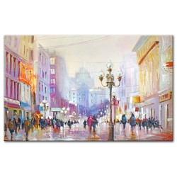 Obraz olejny ręcznie malowany Pejzaż 200x125cm