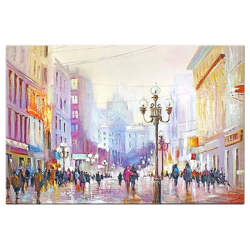  Obraz olejny ręcznie malowany Pejzaż 200x125cm