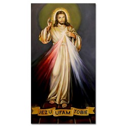  Obraz z Jezusem Chrystusem 80x150cm obraz ręcznie malowany na płótnie