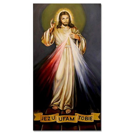  Obraz z Jezusem Chrystusem 80x150cm obraz ręcznie malowany na płótnie
