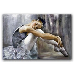  Obraz wypoczynek Baletnicy 60x90cm obraz malowany na płótnie
